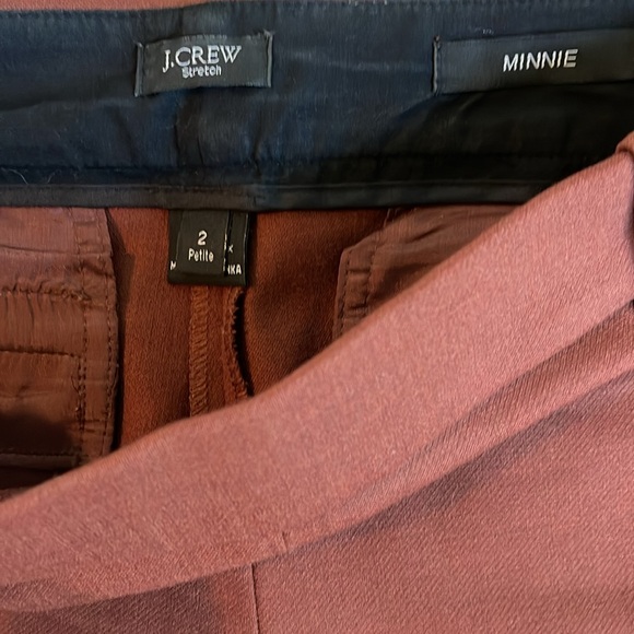 JCrew “Minnie” Slim Pant in Wool. Rust Colorway, Sz 2P - Picture 2 of 3